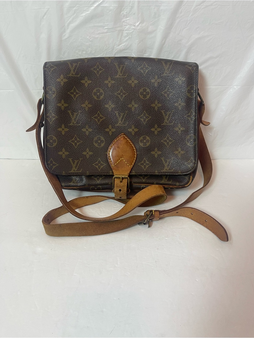 Vintage Louis Vuitton Monogram Cartouchière GM Bag